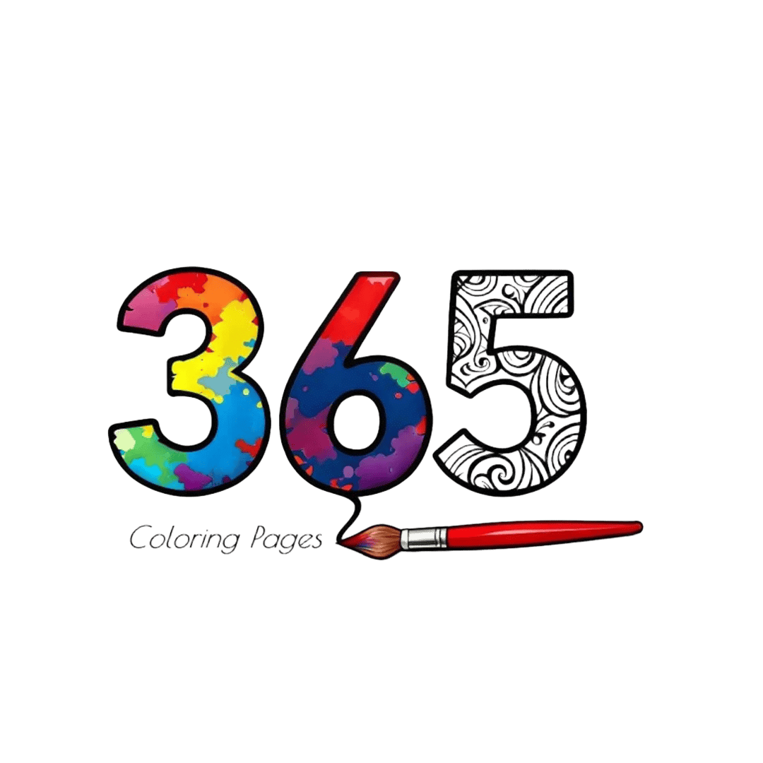 365 Coloring Pages Logo